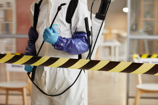 Professional Sewage Cleanup technician working in Fayetteville, NC